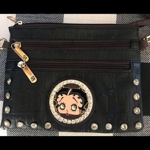 Betty Boop Bling cross body purse
